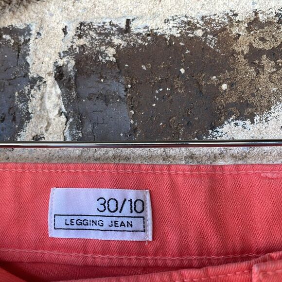 Gap 1969 Zip Leg Legging Jean in Flamingo Size 30/10R - Picture 3 of 8